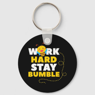 Porte-clés Cadeau apiculteur Beer Work Hard Stay Bumble