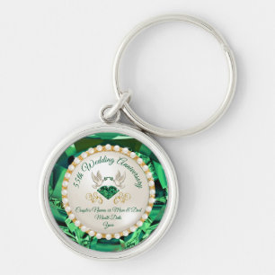 Porte-clés Cadeau bon marché du 55e anniversaire pour la fem