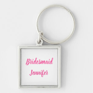 Porte-clés Cadeau Bridesmaid Nom personnalisé Cadeaux Porte -
