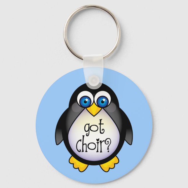 Porte-clés Cadeau Choir Penguin (Recto)