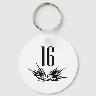 Porte-clés Cadeau cool 16e anniversaire
