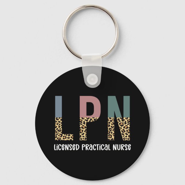 Porte-clés Cadeau d'admission à l'infirmière pratique autoris (Recto)