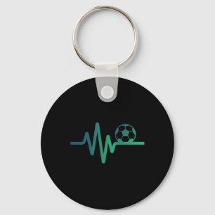 Porte-clés Cadeau d'amour de ligne de battement de coeur de f