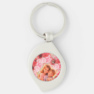 PORTE-CLÉS CADEAU D'AMOUR MODERNE ET COLORÉ POUR FILLE