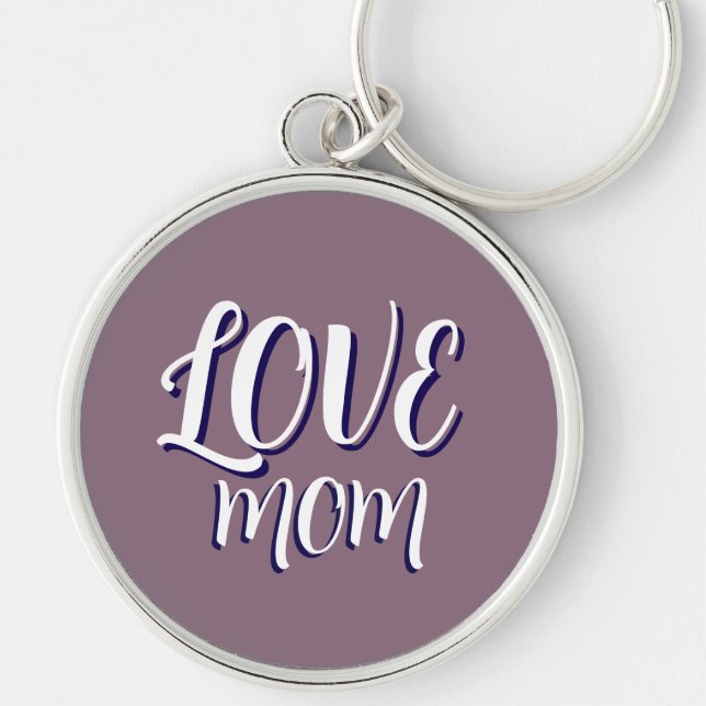 PORTE-CLÉS CADEAU D'AMOUR SPÉCIAL SIMPLE POUR MAMAN (Devant)