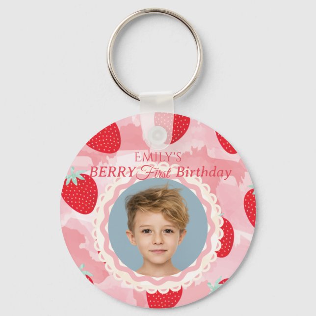 Porte-clés cadeau d'anniversaire (Recto)