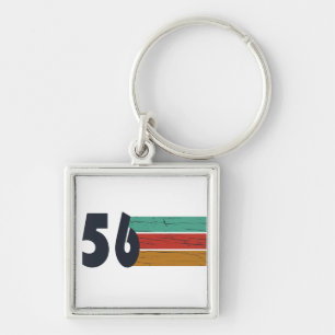 Porte-clés Cadeau d'anniversaire 70 ans millésime 1956
