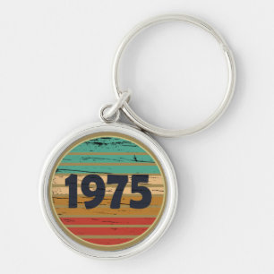 Porte-clés Cadeau d'anniversaire de naissance en 1975