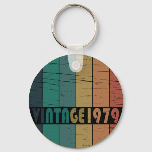 Porte-clés Cadeau d'anniversaire de naissance en 1979