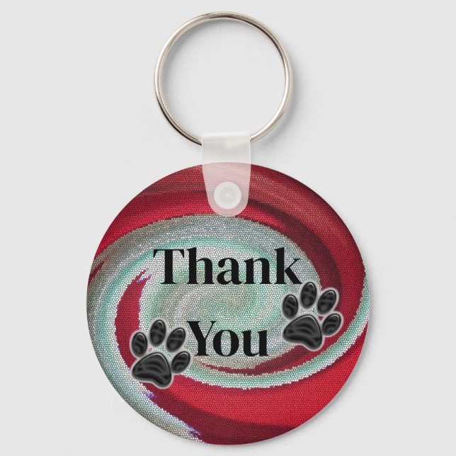 Porte-clés Cadeau d'appréciation pour la garde d'animaux Prom (Recto)