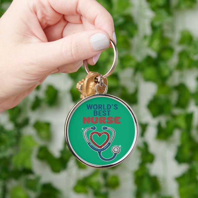 Porte-clés Cadeau d'appréciation pour la meilleure infirmière (Main)