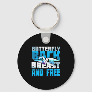 Porte-clés Cadeau De Baignade Pour La Nage