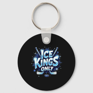 Porte-clés Cadeau de citation drôle de hockey sur glace Kings