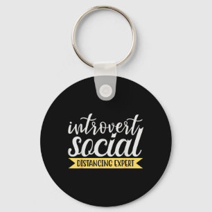 Porte-clés Cadeau de citation sarcastique antisocial introver