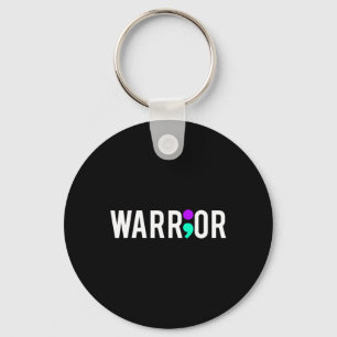 Porte-clés Cadeau de conception de guerrier de sensibilisatio