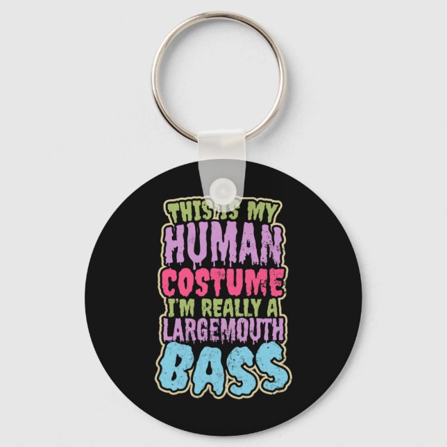 Porte-clés Cadeau de costume humain de design de pêche Byss à (Recto)