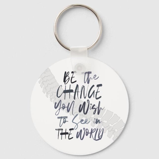 Porte-clés Cadeau de Graduation Chiropratique, Chiropratique, (Recto)