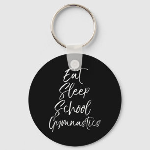 Porte-clés Cadeau de gymnaste mignon pour les filles Manger D