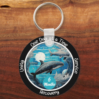 Porte-clés Cadeau de jalon de récupération AA personnalisée