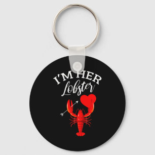 Porte-clés Cadeau de la Saint-Valentin assorti au cœur de hom