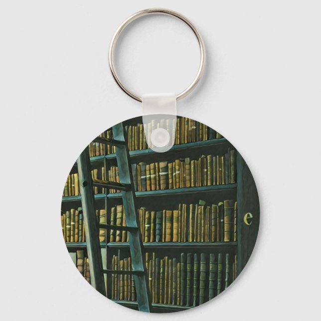Porte-clés cadeau de lecture vintage (Recto)