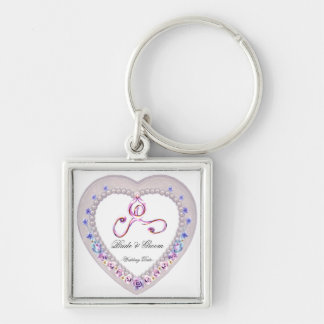 Porte-clés Cadeau de mariage coeur