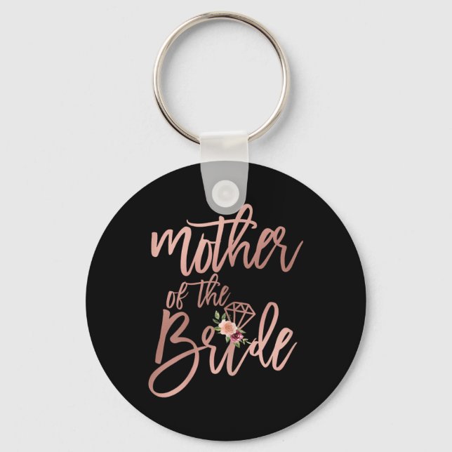 Porte-clés Cadeau De Mariage Pour Maman De La Mariée Mère De  (Recto)