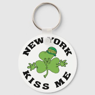 Porte-clés Cadeau de New York Irish Kiss Me