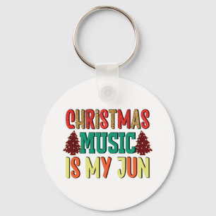 Porte-clés Cadeau de Noël   La Musique De Noël Est Mon Jun