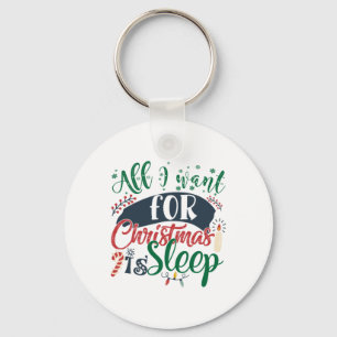 Porte-clés Cadeau de Noël Tout Ce Que Je Veux Pour Noël Est