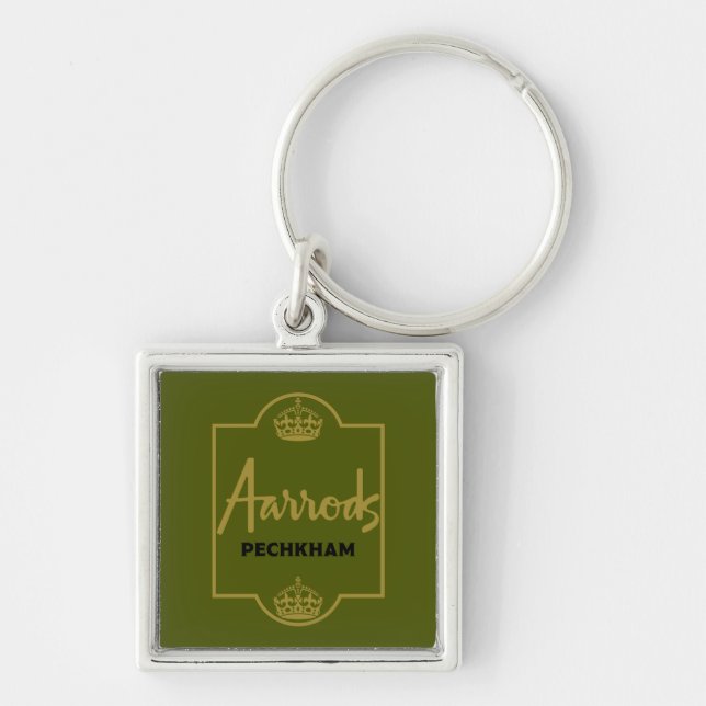 Porte-clés Cadeau de nouveauté britannique classique (Devant)