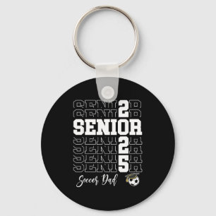 Porte-clés Cadeau de papa de football senior Cl de 2025 - Sen