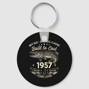 Porte-clés Cadeau de pêche pour hommes 69e anniversaire Origi