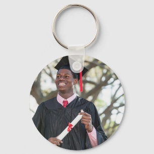 Porte-clés Cadeau de photo de remise de diplôme personnalisé