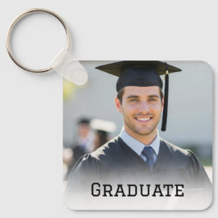 Porte-clés Cadeau de photo de remise des diplômes personnalis