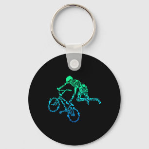 Porte-clés Cadeau de pilote de style de moto de dirt stunt Bm