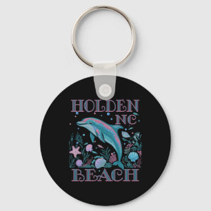Porte-clés Cadeau de plage coloré pour amateur de dauphins de