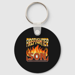 Porte-clés Cadeau de pompier fier de son fils pompier