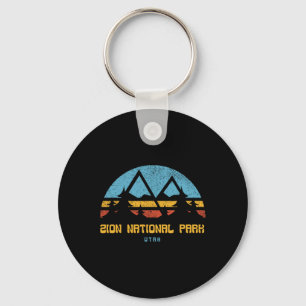 Porte-clés Cadeau de randonnée vintage rétro Parc national de