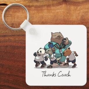 Porte-clés Cadeau de remerciement pour l'entraîneur de wombat