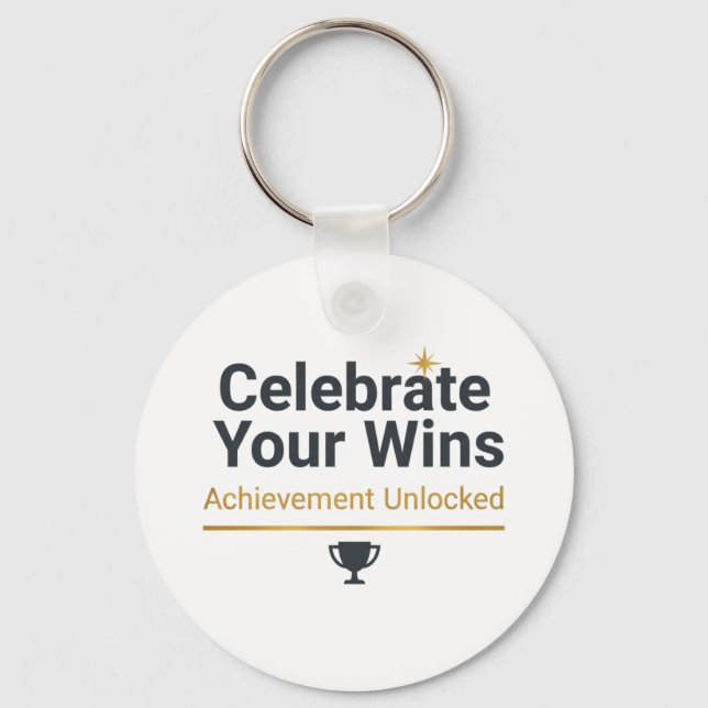 Porte-clés Cadeau de réussite motivant  (Recto)