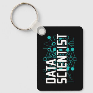 Porte-clés Cadeau de scientifique de données et d'analyste de
