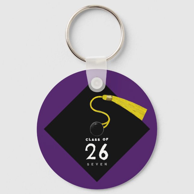 Porte-clés Cadeau de souvenir de remise des diplômes (Recto)