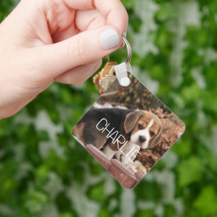 Porte-clés Cadeau de souvenir personnalisé avec photo et nom