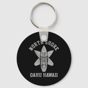 Porte-clés Cadeau de surf de plage de North Shore Oahu Hawaii