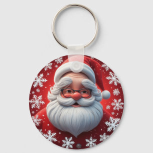 Porte-clés Cadeau de vacances de Noël flocon de neige Père No