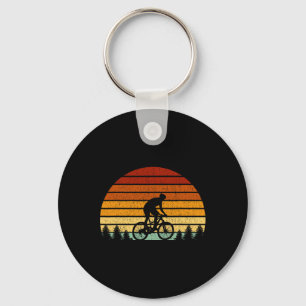 Porte-clés Cadeau de vélo de montagne de coucher de soleil vi