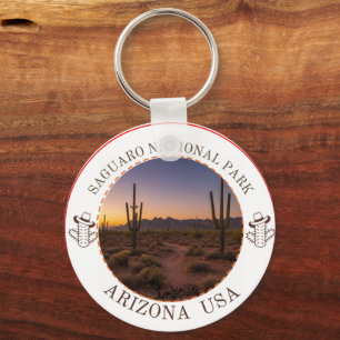 Porte-clés Cadeau de voyage Tucson Arizona  désert de Sonora