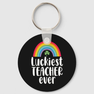 Porte-clés Cadeau d'école pour enseignant le plus chanceux St