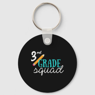 Porte-clés Cadeau d'école pour l'enseignant de troisième anné